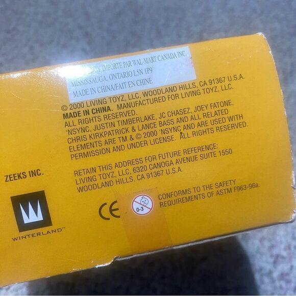 NSYNC Lance Bass Collectible Vinyl Figurine 2000 Vintage - Picture 2 of 3